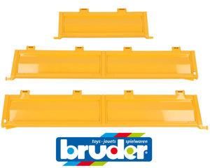 Bruder 43651 zestaw żółtych burt do 03651