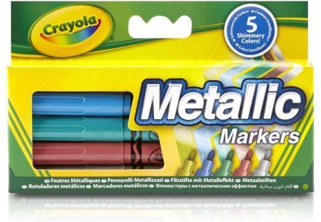 Crayola Markery Metaliczne 5 Kolorów
