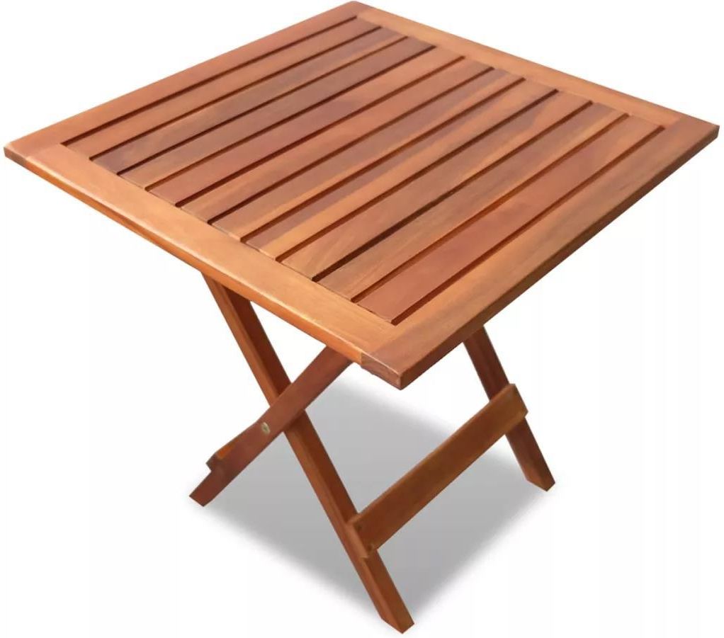 Vidaxl Stolik Na Taras Z Drewna Akacjowego 46x46x47cm - zdjęcie 3 Vidaxl Stolik Na Taras Z Drewna Akacjowego 46x46x47cm