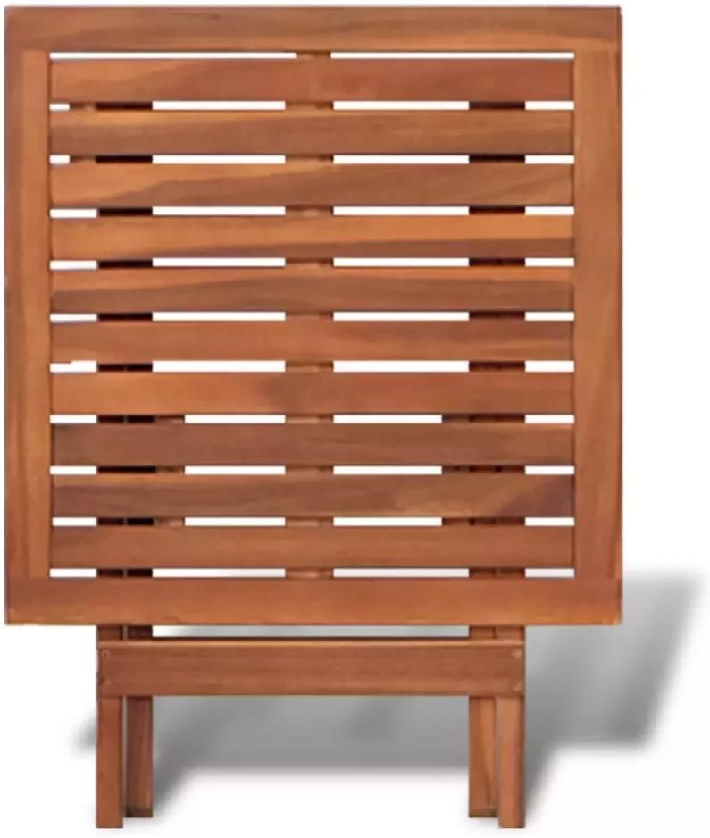 Vidaxl Stolik Na Taras Z Drewna Akacjowego 46x46x47cm - zdjęcie 5 Vidaxl Stolik Na Taras Z Drewna Akacjowego 46x46x47cm