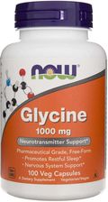 Now Foods Glycine glicyna 1000mg 100 kaps - Aminokwasy i glutaminy