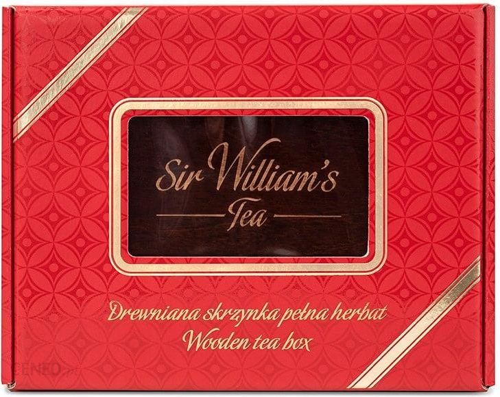 SIR WILLIAMS Skrzynka z herbatami 6 smaków 90tb
