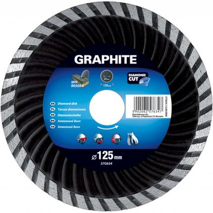 GRAPHITE Tarcza diamentowa Turbo Wave, 230x22mm, 57H638