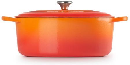 Le Creuset Lecreuset Brytfanna Żeliwna Emaliowana Signature 35 Cm 8,9 L Płomienna - zdjęcie 3