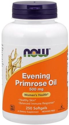 Now Foods Evening Primrose Oil 500mg olej z wiesiołka 250 kaps