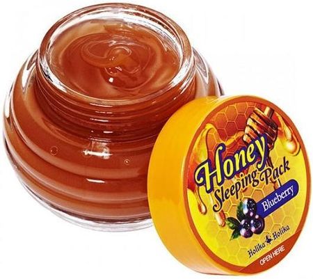 holika holika Honey Sleeping Pack Maseczka przeciwzapalna Blueberry na noc 90ml