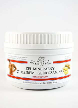 Farm-Vix Żel Mineralny z Imbirem iglukozaminą 350g