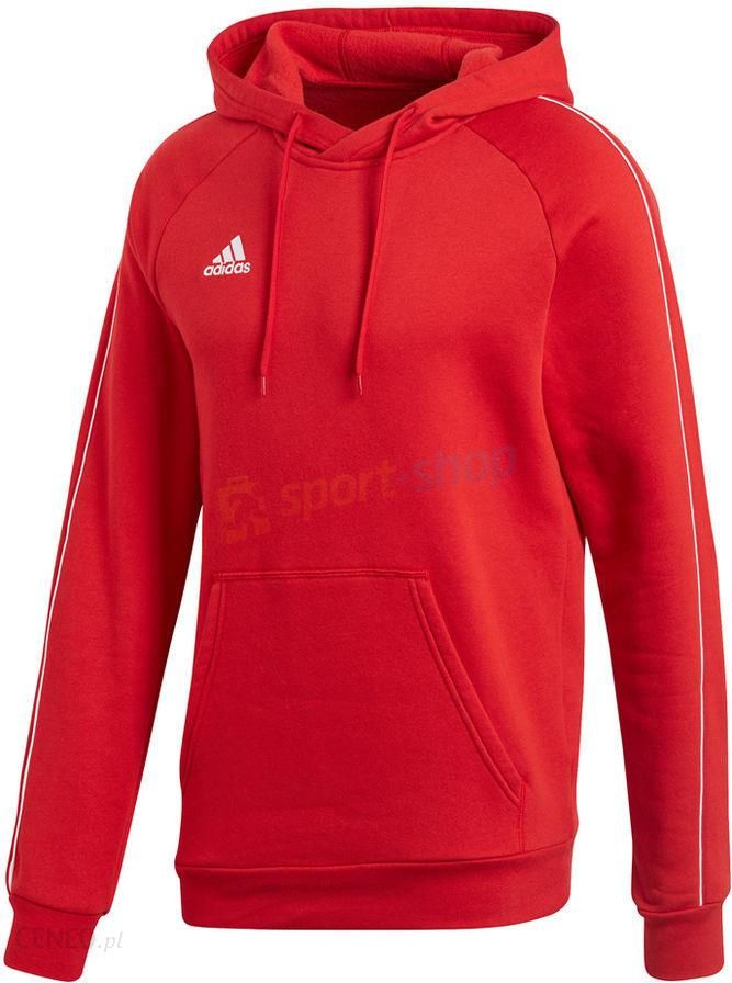 Bluza męska Core 18 Hoody Adidas (czerwona)