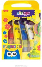 Zdjęcie Strigo Farbki 3D Zestaw 4X30Ml - Zwierzyniec