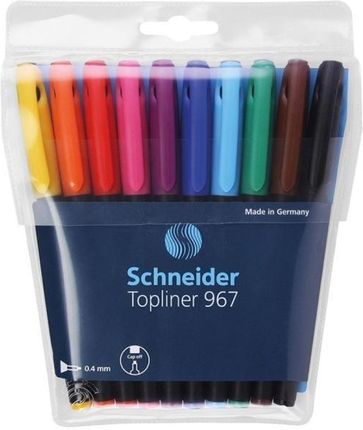 Pbs Connect Cienkopisy Schneider Topliner 967 10 Kolorów