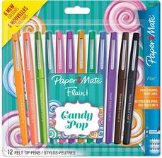 Zdjęcie Paper Mate Papermate Pisaki Flair Candy Pop 12 Sztuk - Pobiedziska