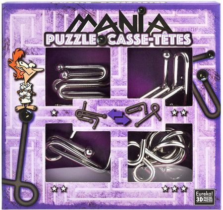 Eureka 3D Puzzle Mania Łamigłówki metalowe 4