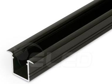 Topmet Profil Aluminiowy Led Smart In10 Czarny Anodowany Z Kloszem 1Mb (E3010021)