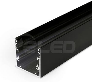 Topmet Profil Aluminiowy Led Phil53 Czarny Anodowany Z Kloszem 1Mb (63520002)