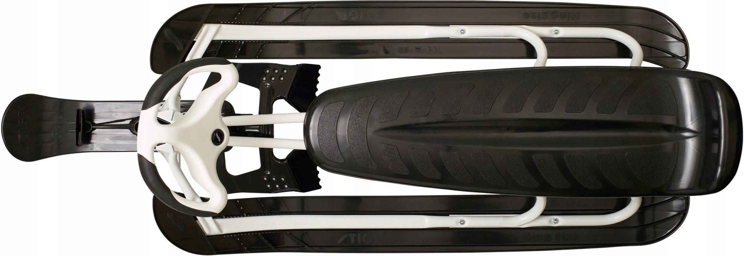 Stiga Snowracer King Size Gt Biały Czarny - zdjęcie 1 Stiga Snowracer King Size Gt Biały Czarny