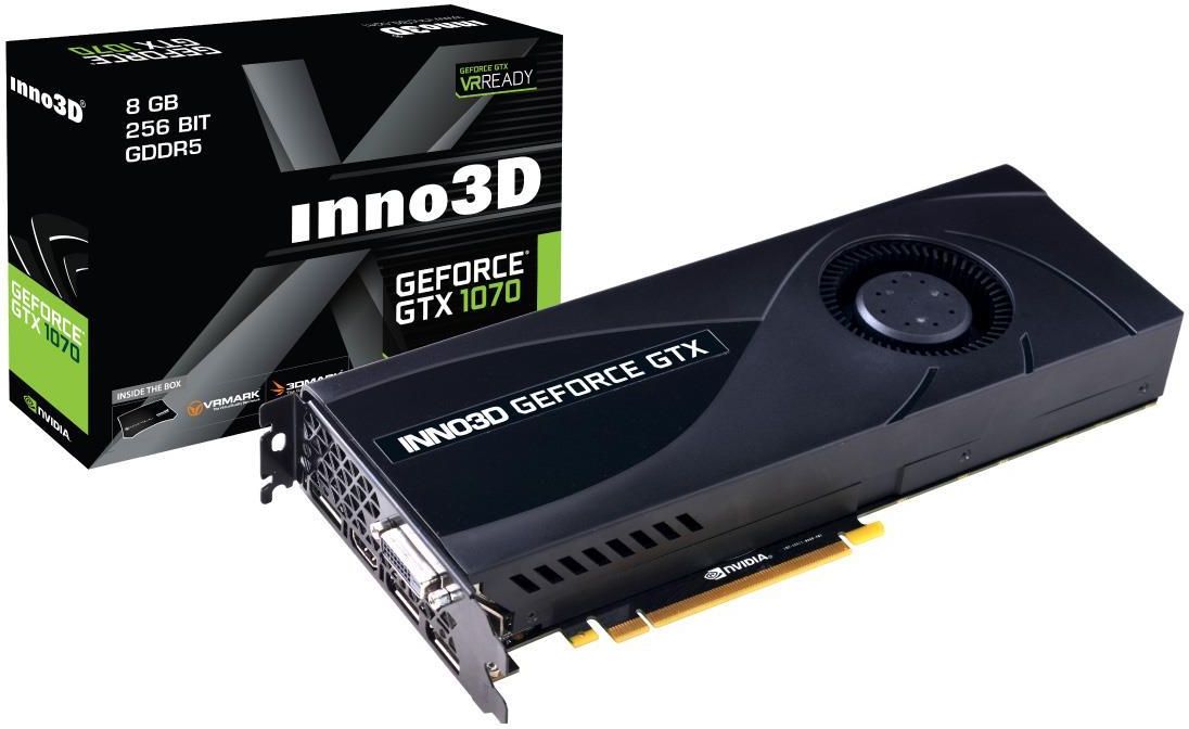 Inno3D GeForce GTX 1070 JET 8GB GDDR5 (N10702DDNP5DN
