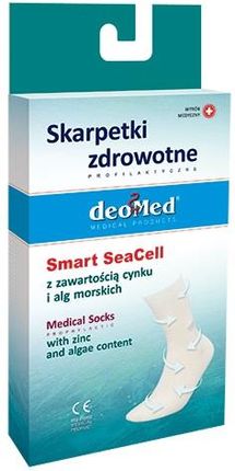 JJW Skarpetki zdrowotne Smart Seacell 39-42 kremowe