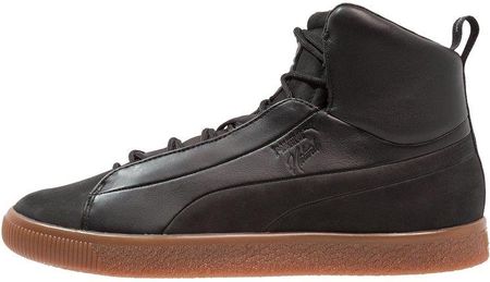 Puma CLYDE MID NATUREL Tenisówki i Trampki wysokie black