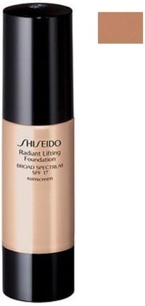 Shiseido Base Radiant Lifting rozświetlający podkład liftingujący rozjaśniający podkład liftingujący SPF 15 O80 Deep Ochre 30ml