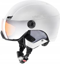 Uvex Hlmt 0 Visior Style White Mat  - Kaski narciarskie i snowboardowe