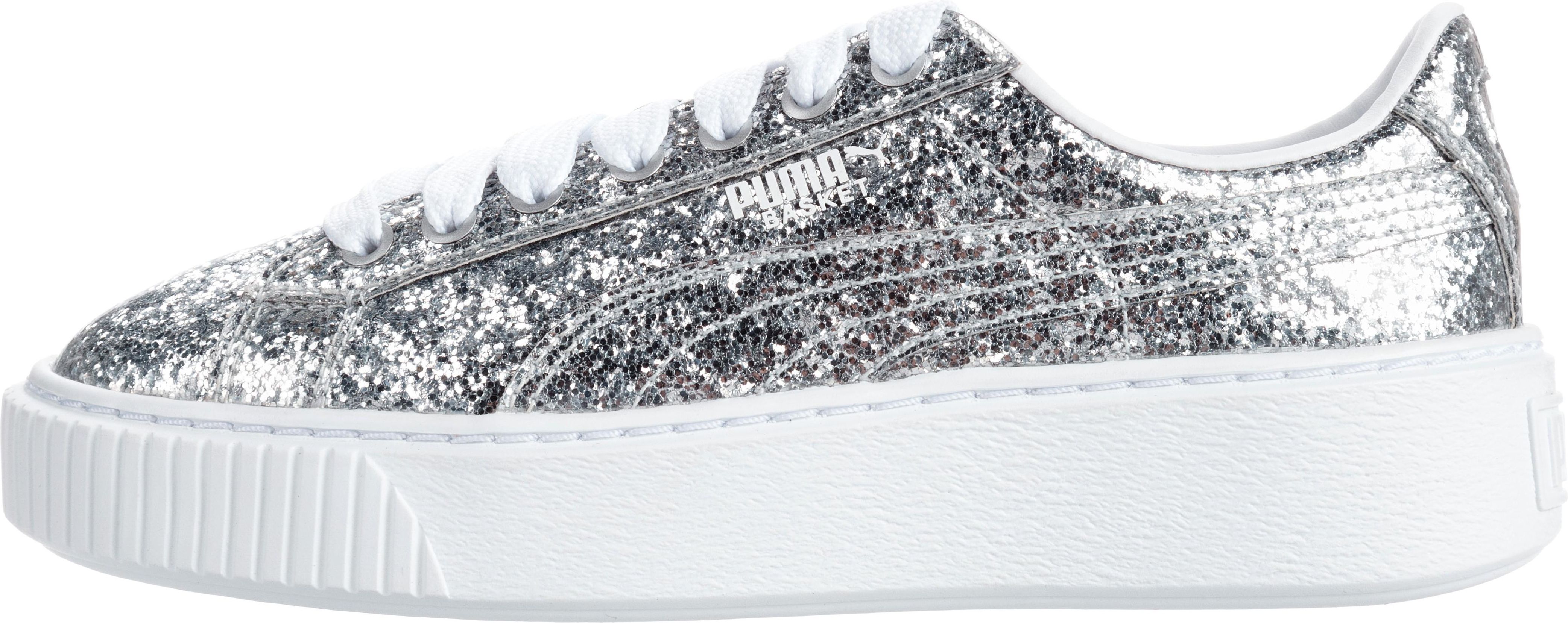 puma basket srebrne puma basket srebrne
