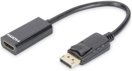 Digitus DisplayPort HDMI 0.15m Czarny (DB-340400-001-S) 