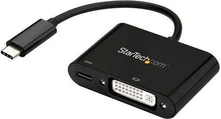 StarTech USB-C DVI 0.1m Czarny (CDP2DVIUCP) 