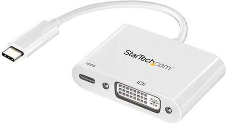 StarTech USB-C DVI 0.1m Biały (CDP2DVIUCPW) 