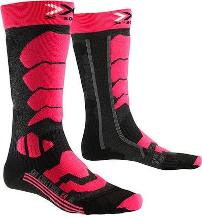 X Socks Skarpety Ski Control 2.0 Lady Black Pink G041 