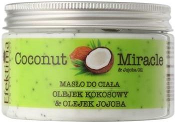 Efektima Institut Coconut Miracle masło do ciała o dzłałaniu nawilżającym Coconut Oil & Jojoba Oil 250ml