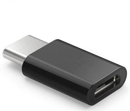 Savio Adapter Micro USB F - USB 3.1 Typ C M Czarny (AK-31/B)