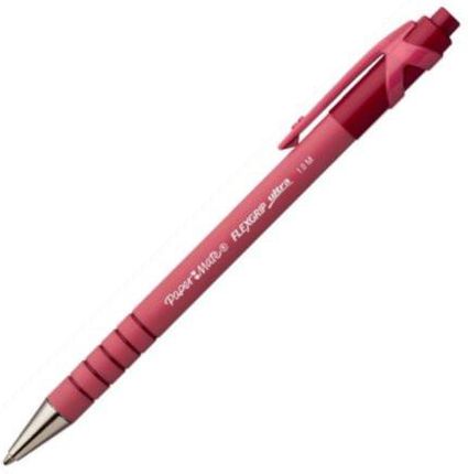 Paper Mate Flexgrip Ultra Retractable Długopis Czerwony