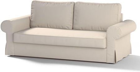 Dekoria Pokrowiec na sofę Backabro 3-osobową rozkładaną, kremowa biel, sofa Backabro 3-osobowa rozkładana, Etna
