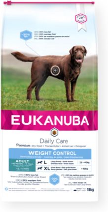 Eukanuba Daily Care Weight Control dla dorosłych psów dużych ras ze skłonnością do nadwagi 15kg