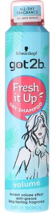 got2b Fresh it Up suchy szampon Instant Volume Effect Breezy Tropical 200ml