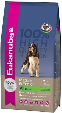 EUKANUBA Mature & Senior All Breeds Rich in Lamb & Rice "7+" 2,5 kg