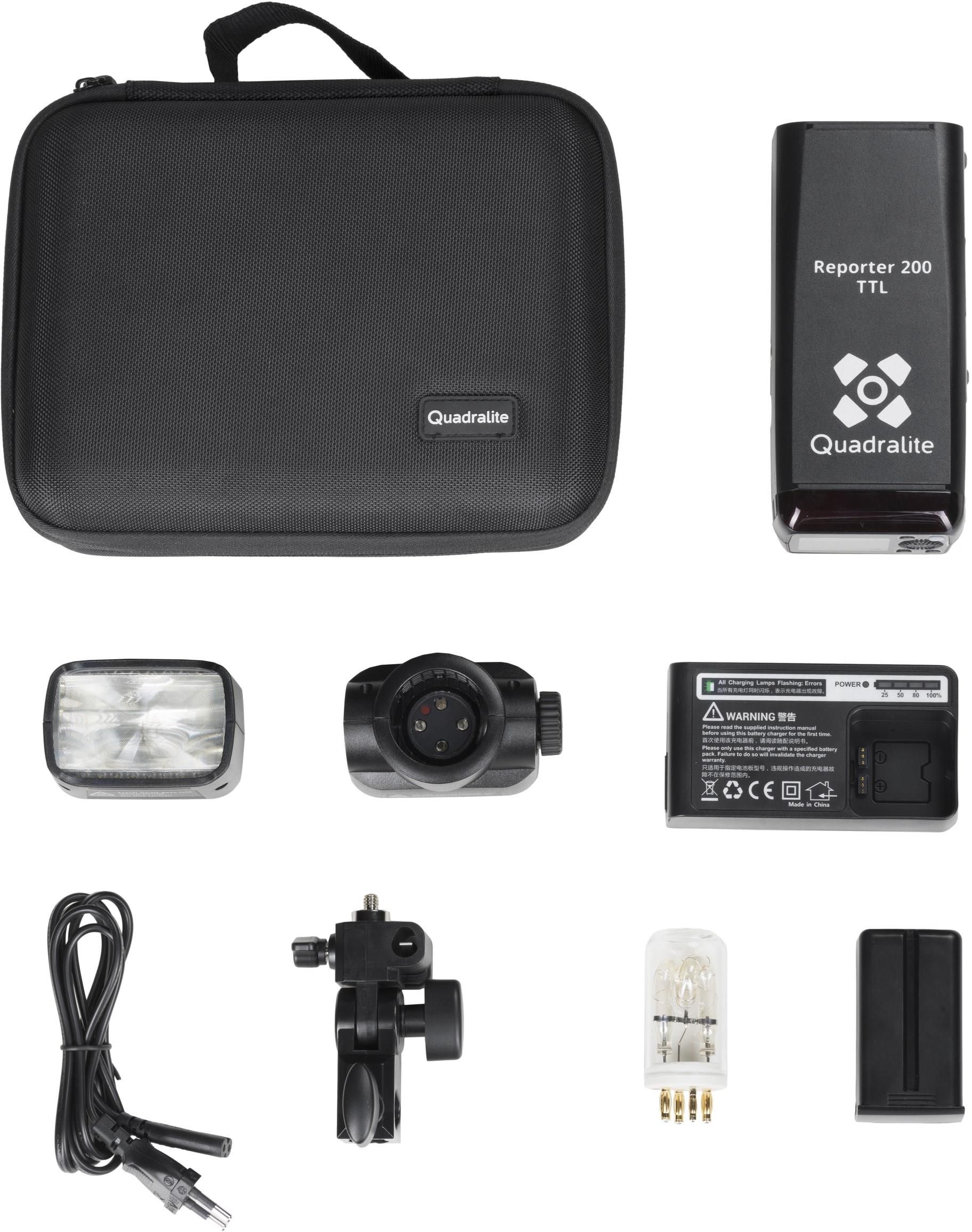 Quadralite Reporter 200 TTL Kit - zdjęcie 9 Quadralite Reporter 200 TTL Kit