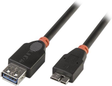 Lindy 31613 Kabel USB 3.0 OTG Micro-B USB A 0,5m 