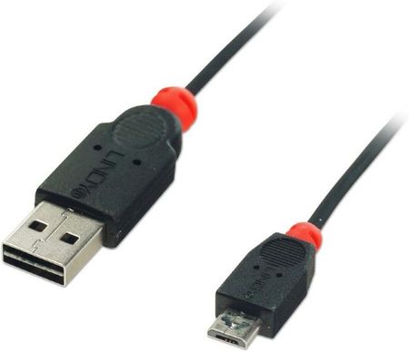 Lindy 31196 Kabel obustronny USB 2.0 A micro USB B 1m 