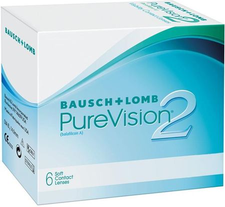 PureVision 2 soczewki miesięczne -0,75 krzywizna 8,6 6szt