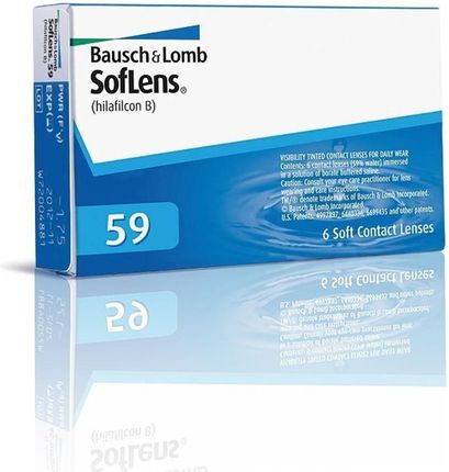Bausch & Lomb Soflens 59 soczewki miesięczne +2,25 krzywizna 8,6 6szt