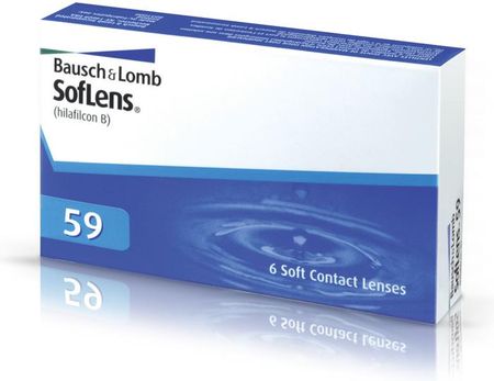 Bausch & Lomb Soflens 59 soczewki miesięczne -1,25 krzywizna 8,6 6szt