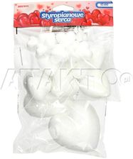 Zdjęcie brewis Serca styropian 2/8cm 18szt  - Ostroróg