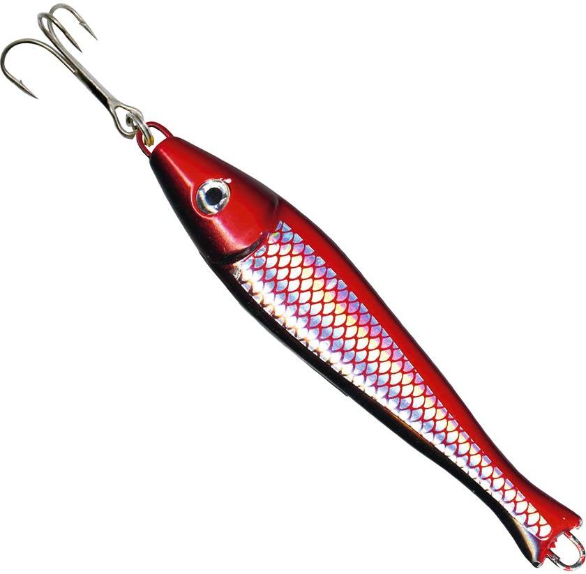 Zebco Z-Sea Fat Head Pilker – Esche Artificiali Da 100g, Colore Rosso/Nero Per Pesca In Mare - 2