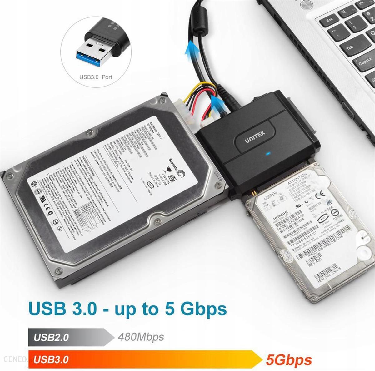 Unitek Unitek Y-3324 mostek USB 3.0 do SATA II i IDE - Y-3324 
