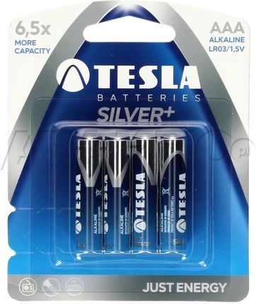 Tesla Silver+ LR03 AAA 4szt (EM5026)