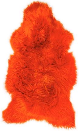 Pomarańczowa skóra owcza Swedo 110x60 cm