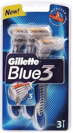 Gillette Blue 3 Maszynki Do Golenia 3 Szt
