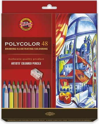 Kredki Polycolor 48 Kolory Koh-i-noor 3836 karton