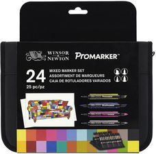 Winsor & Newton Promarkery 24kol - Kredki ołówki pastele i pisaki